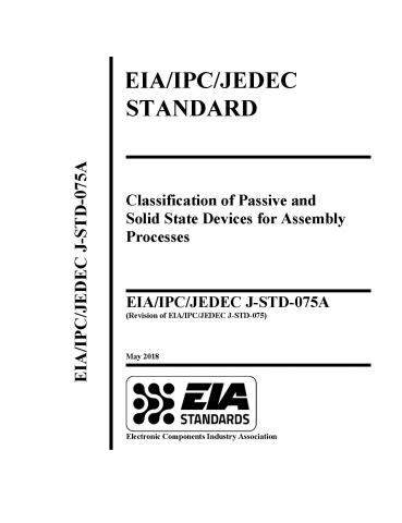 IPC-J-STD-075A Cover Image